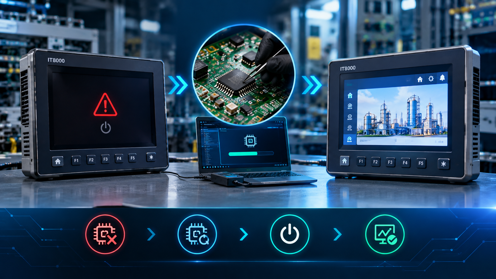 IT8000 Industrial Operator Panel: Firmware Recovery